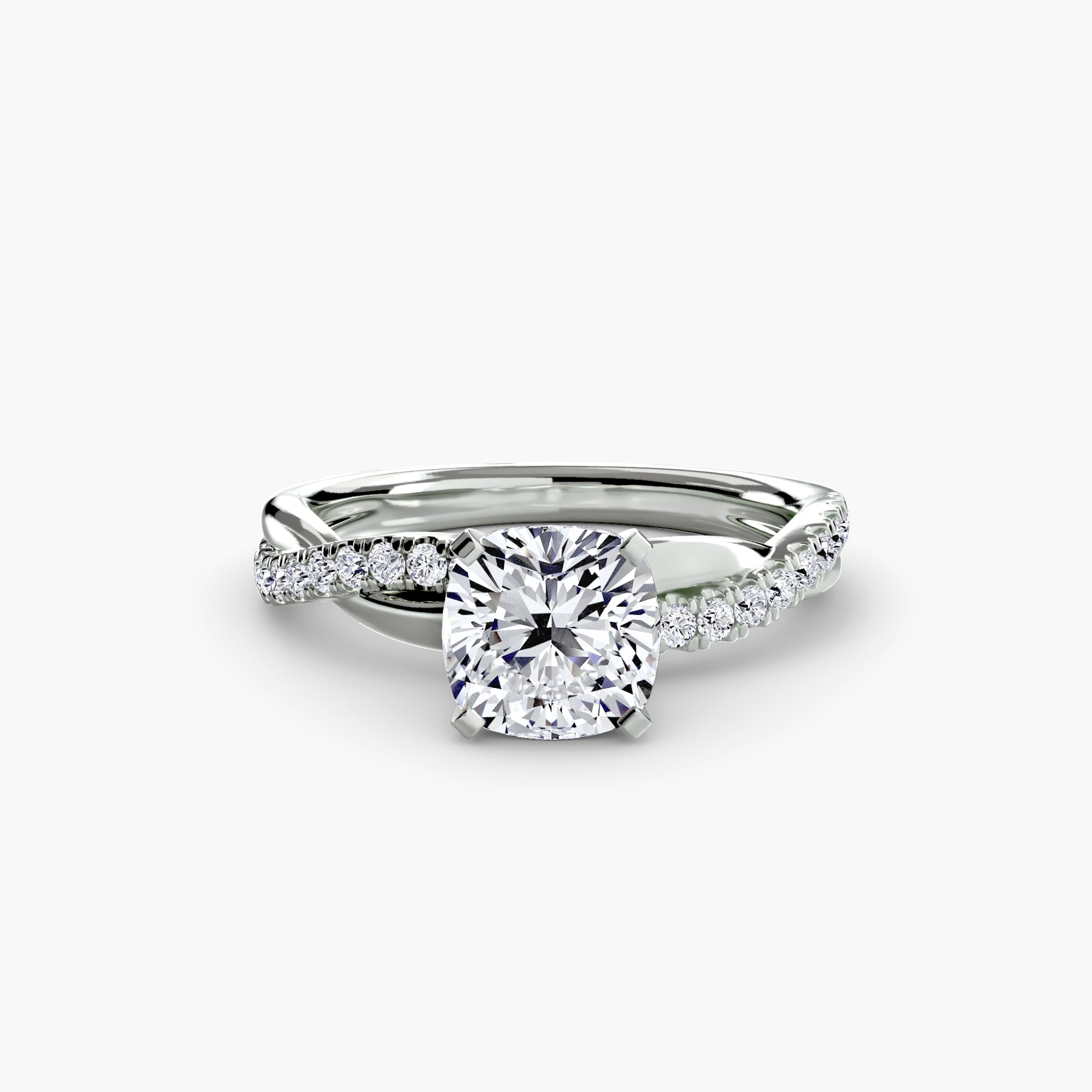 Virella Twist Ring – Oval Cut