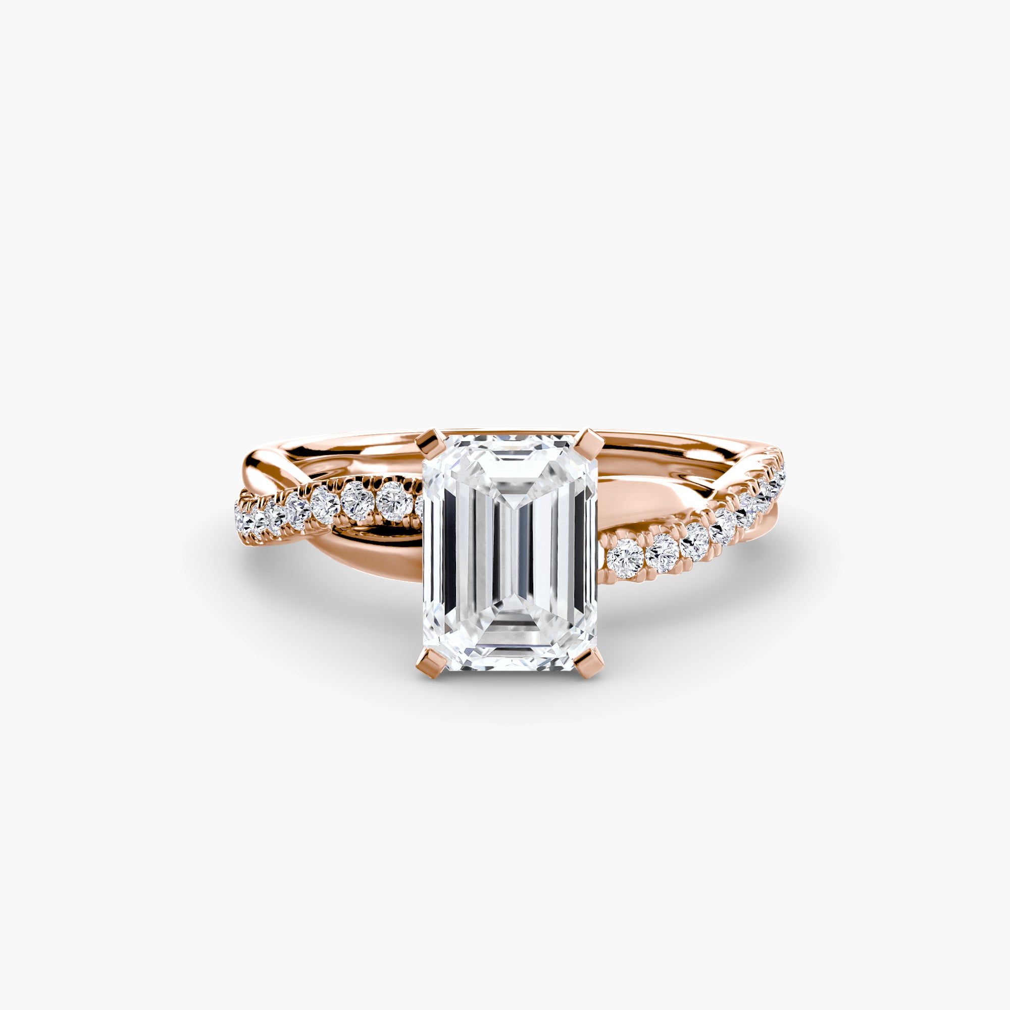 Virella Twist Ring – Oval Cut