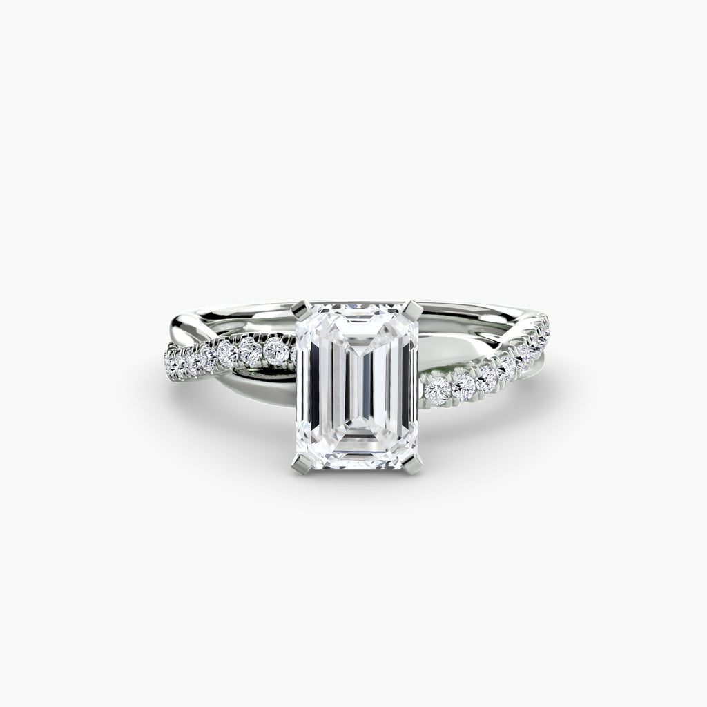 Virella Twist Ring – Oval Cut
