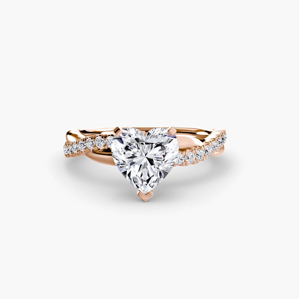 Virella Twist Ring – Oval Cut