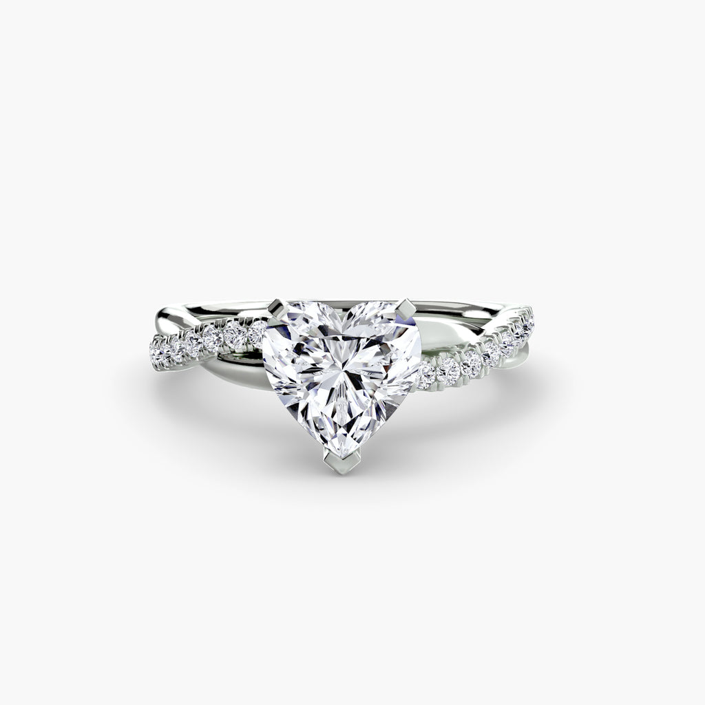 Virella Twist Ring – Oval Cut