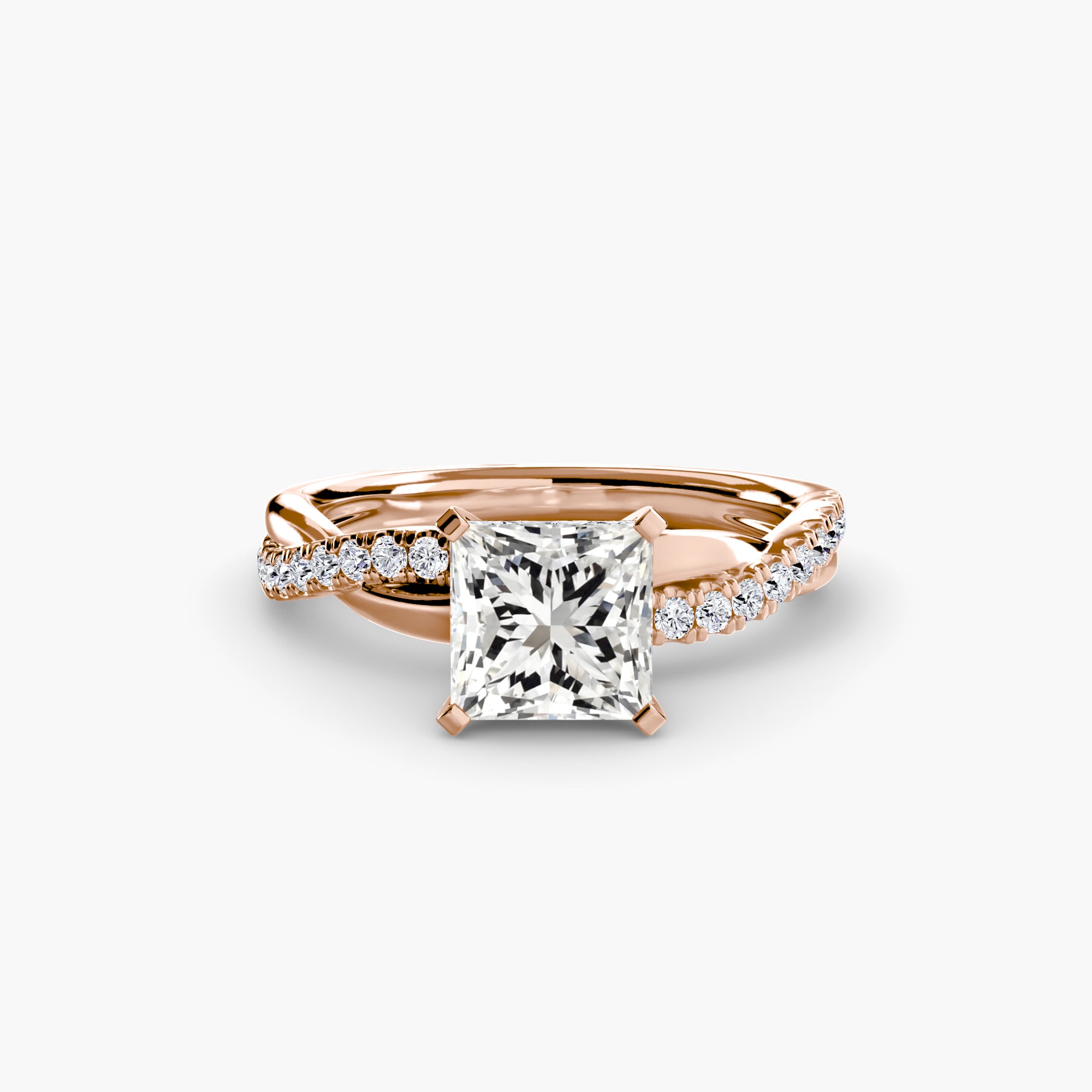 Virella Twist Ring – Oval Cut