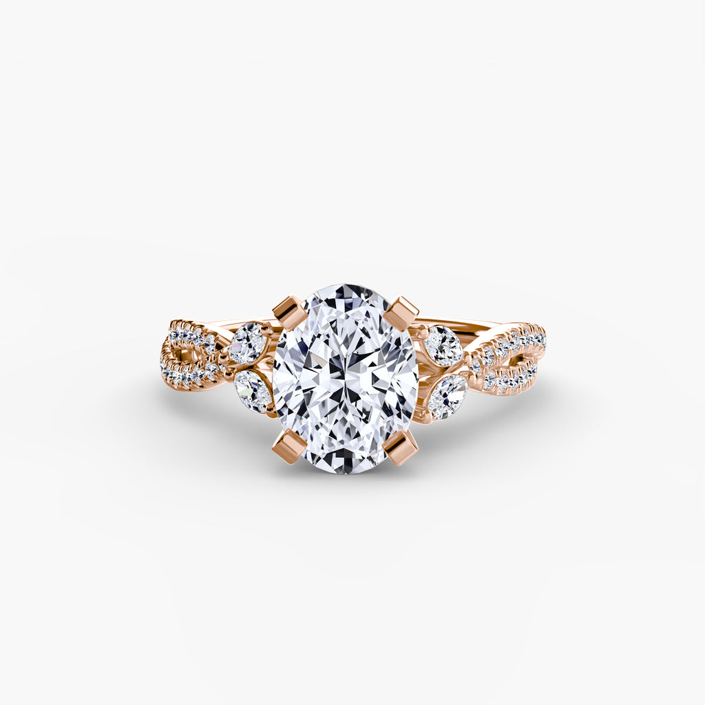 Virelle Étoile Ring – Oval Cut