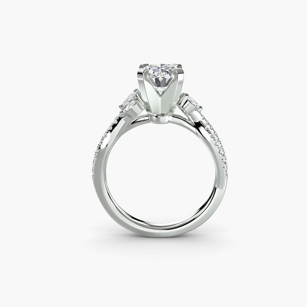 Virelle Étoile Ring – Oval Cut